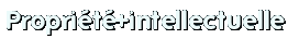 Propri&eacute;t&eacute; intellectuelle